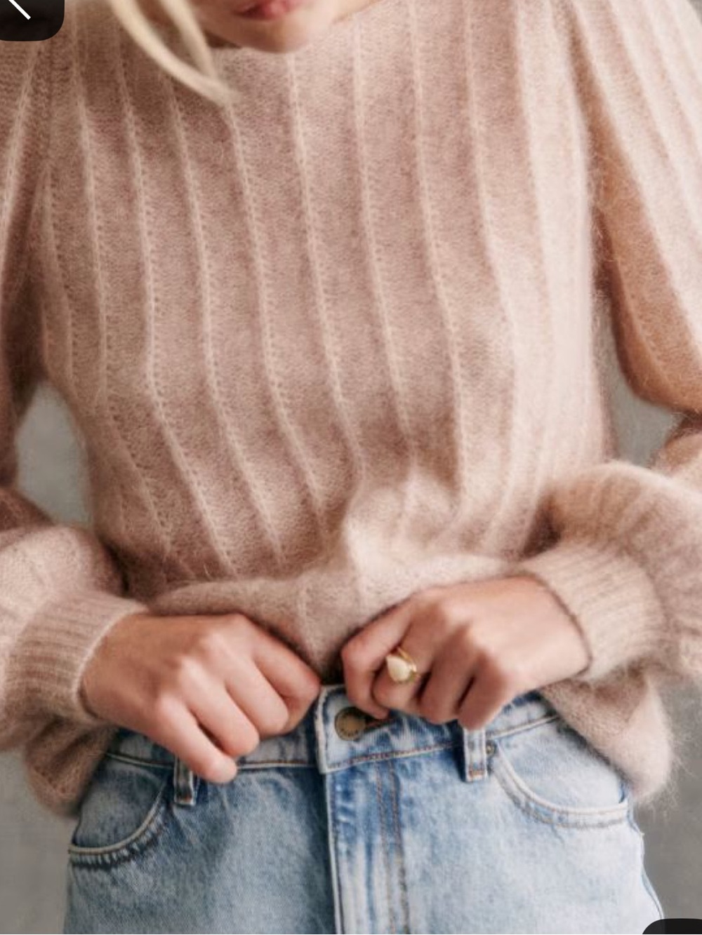 Sezane pull Aretha Vanille Jumper